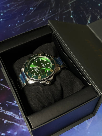 Signature Emerald Dial – Premium Rolex-Inspired Watch (Exclusive Lock Edition)