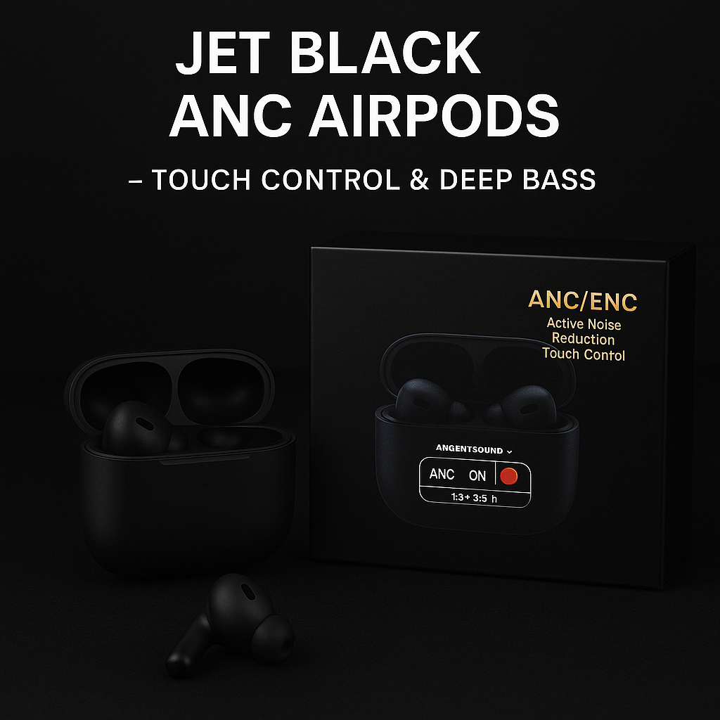 luxury ANC Airpods - touch control + led display