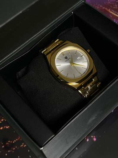 TICARTO SILVER DIAL - GOLDEN CHAIN EDITION SIGNATURE WATCH
