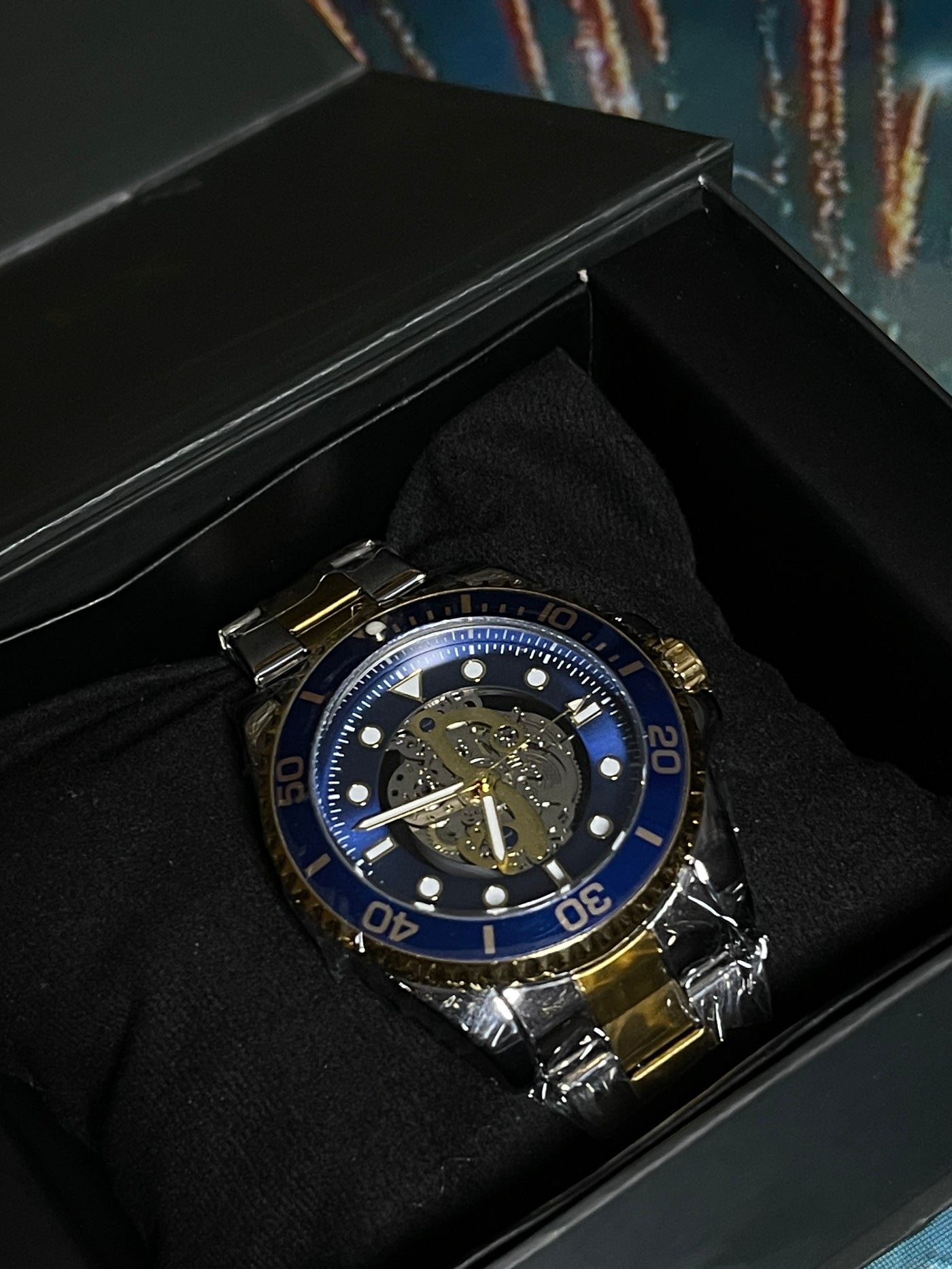 Rolex Oyster Perpetual – Blue Dial | Timeless Luxury in Motion