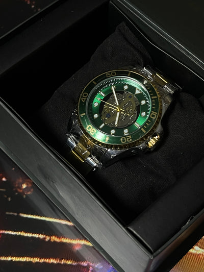 luxury Men's watch - ROLEX Inspired Green Dial (stainless steel) Premium Gift Box