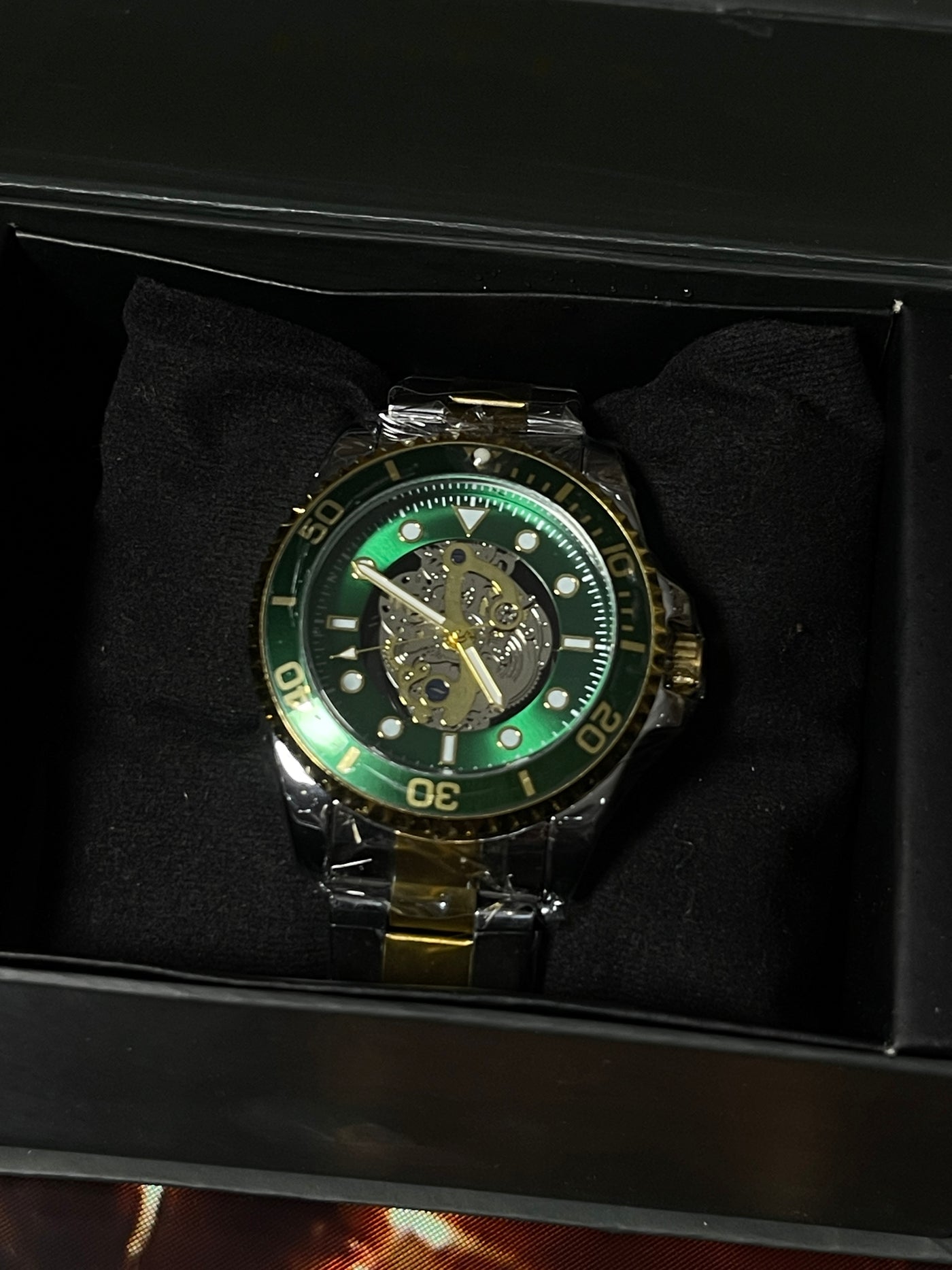 luxury Men's watch - ROLEX Inspired Green Dial (stainless steel) Premium Gift Box