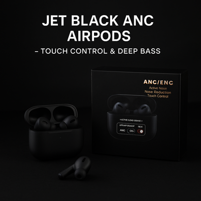 luxury ANC Airpods - touch control + led display