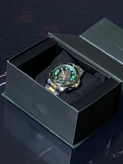 luxury Men's watch - ROLEX Inspired Green Dial (stainless steel) Premium Gift Box
